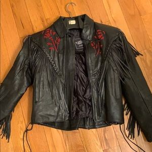 NEVER WORN leather jacket